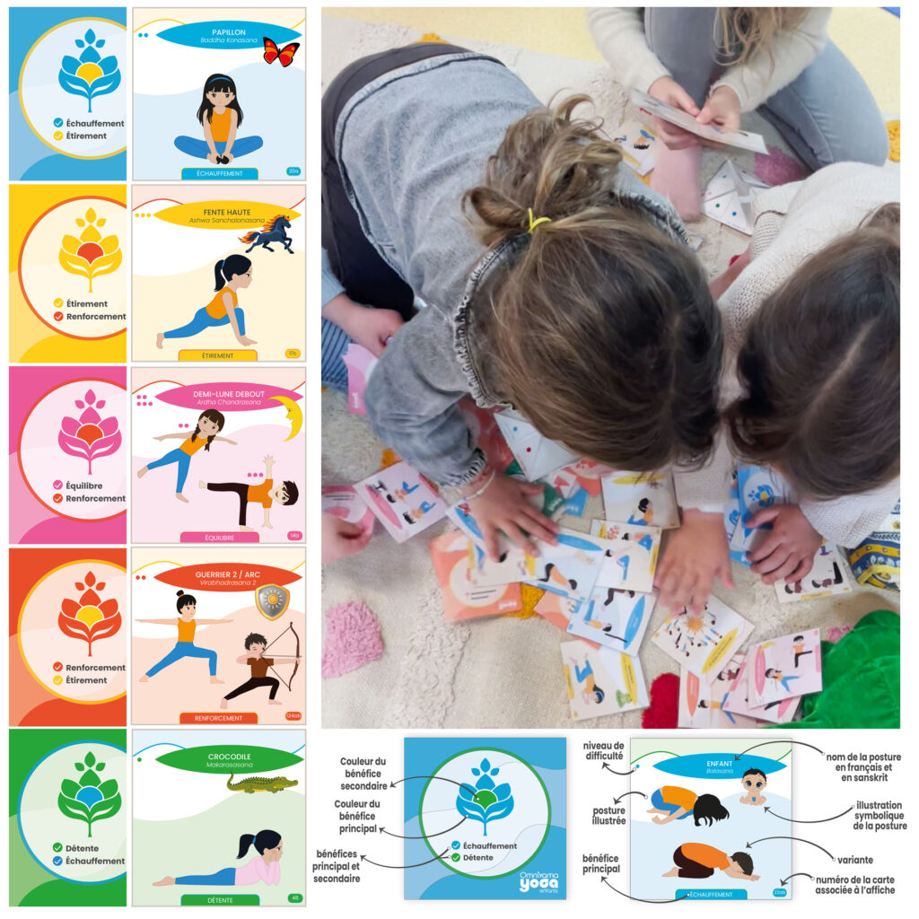 jeu cartes yoga enfant Omniyama Yoga