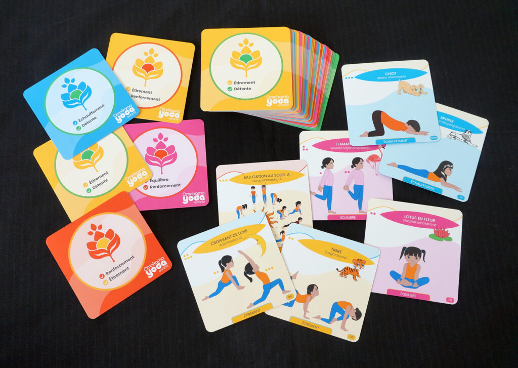 Omniyama Yoga -jeu de cartes yoga enfants